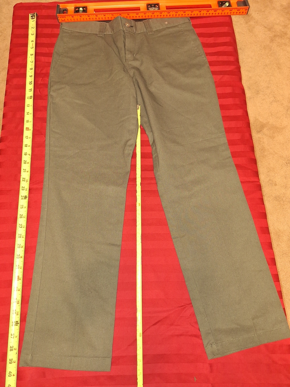 Dickies Olive Straight-Leg Chinos